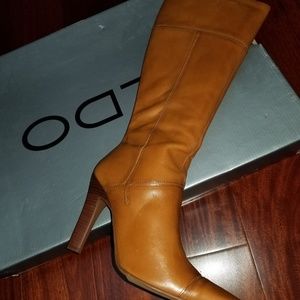 Scotch Tan Leather Calf Boot